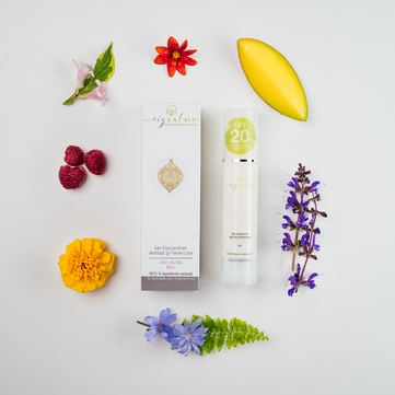 Anti-Falten- und Festigkeitskonzentriertes Serum 50+ mit Hyaluronsäure, Vitamin A und E - 50 ml 