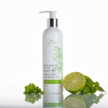 Premium Flüssigseifencreme mit Limette, Petersilie und Zitronenmelisse - 250 ml