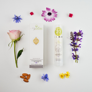 Feuchtigkeitsspendende und umstrukturierende Anti-Falten-Creme 50+ mit Hyaluronsäure, Vitamin A und E - 50 ml 